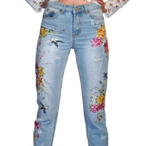 SOLD OUT- Hadley Pollett Jardin Jeans - Picture 3 of 3